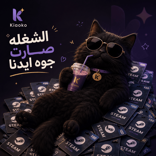 Buy Steam Gift Cards شراء بطاقات هدايا ستيم - Kiaoko Store متجر كيوكو