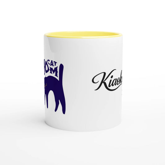 11oz Ceramic Mug Ceramic Yellow كوب سيراميك كات موم لطيف - Kiaoko Store متجر كيوكو