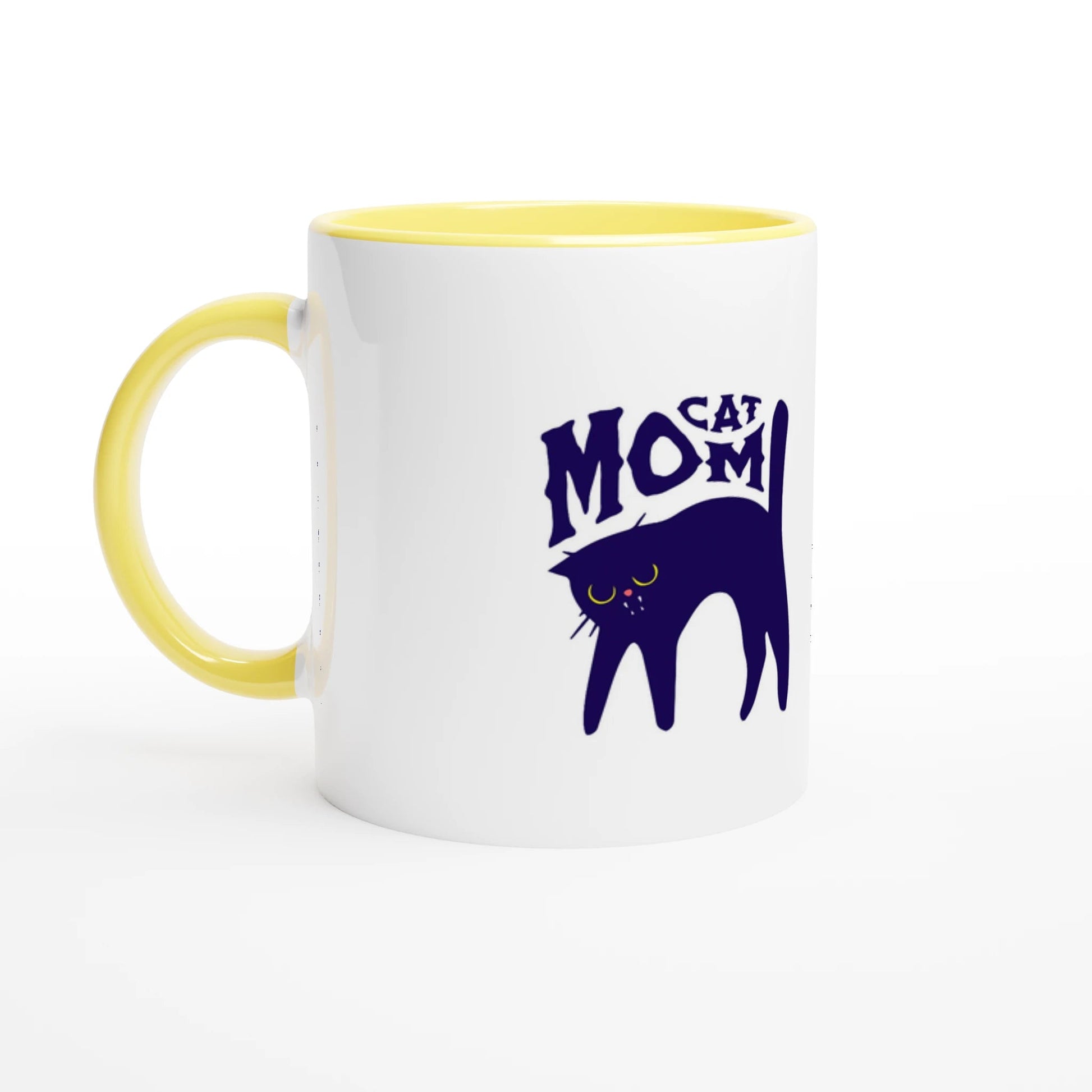 11oz Ceramic Mug Ceramic Yellow كوب سيراميك كات موم لطيف - Kiaoko Store متجر كيوكو