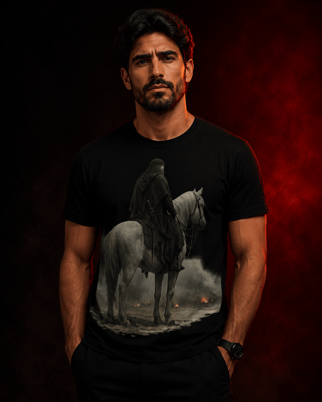 Kiaoko Muhrum special 'Athar' model 1 Crewneck T-shirt تشيرت براند كيوكو للجنسين لموسم محرم - Kiaoko Store متجر كيوكو