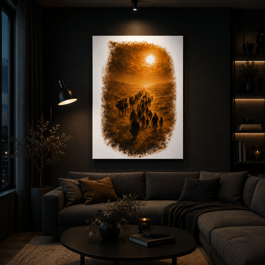 Kiaoko Special 'Athar' Painting model 1 Asar أسر - لوحة كيوكو الخاصة من مجموعة أثر - Kiaoko Store متجر كيوكو