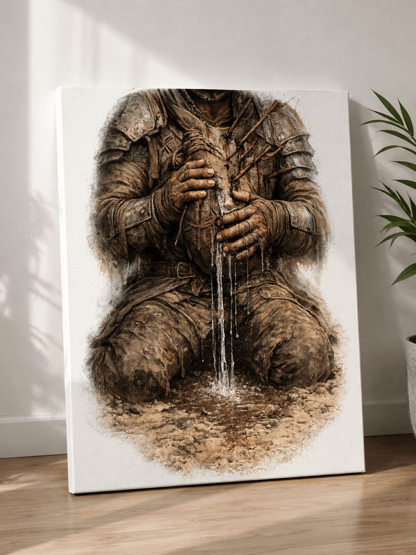 Kiaoko Special 'Athar' Painting model 2 Al Kafel"الكافل" لوحة كيوكو الخاصة من مجموعة أثر - Kiaoko Store متجر كيوكو