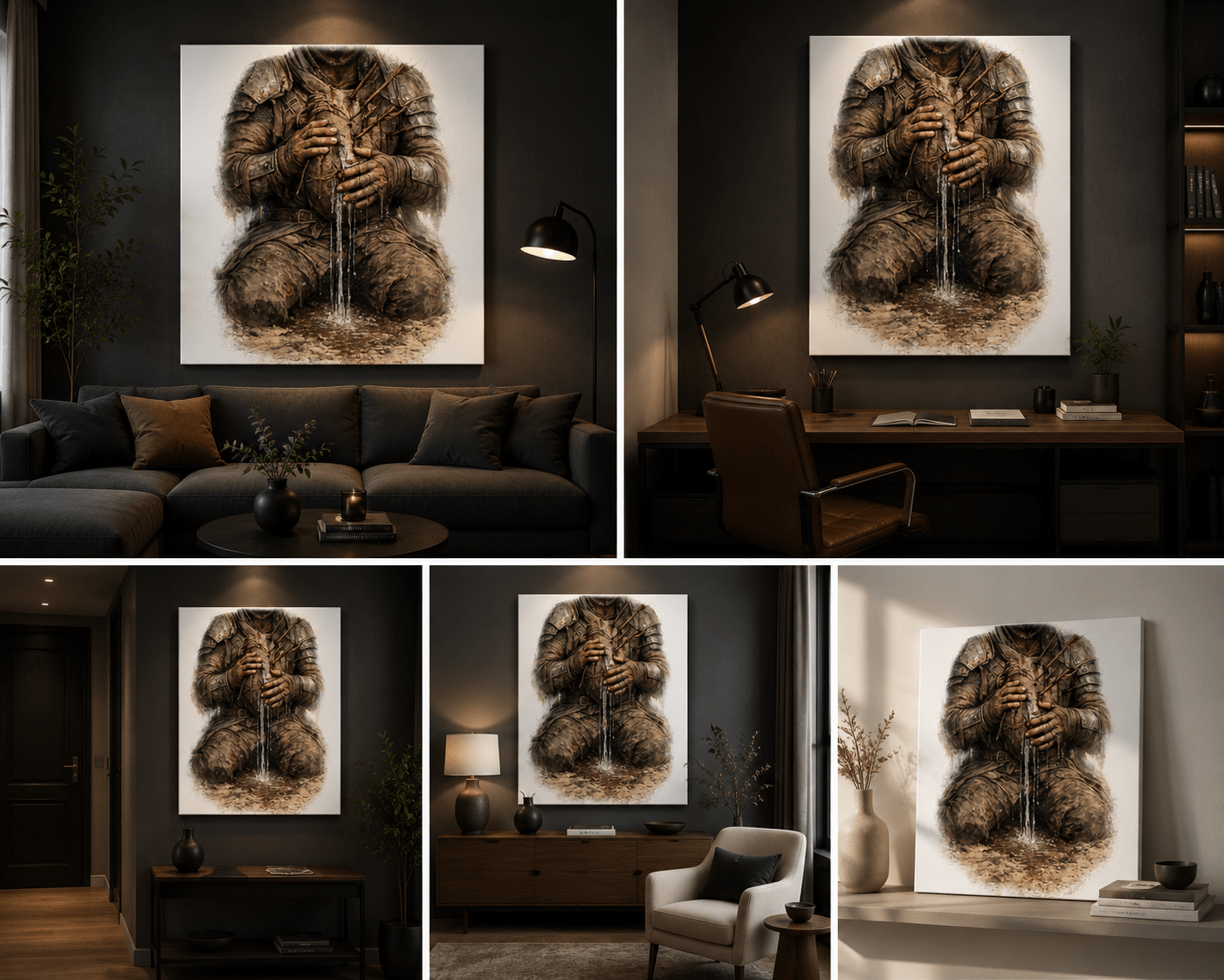 Kiaoko Special 'Athar' Painting model 2 Al Kafel"الكافل" لوحة كيوكو الخاصة من مجموعة أثر - Kiaoko Store متجر كيوكو