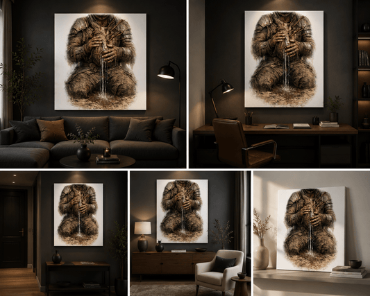 Kiaoko Special 'Athar' Painting model 2 Al Kafel"الكافل" لوحة كيوكو الخاصة من مجموعة أثر - Kiaoko Store متجر كيوكو