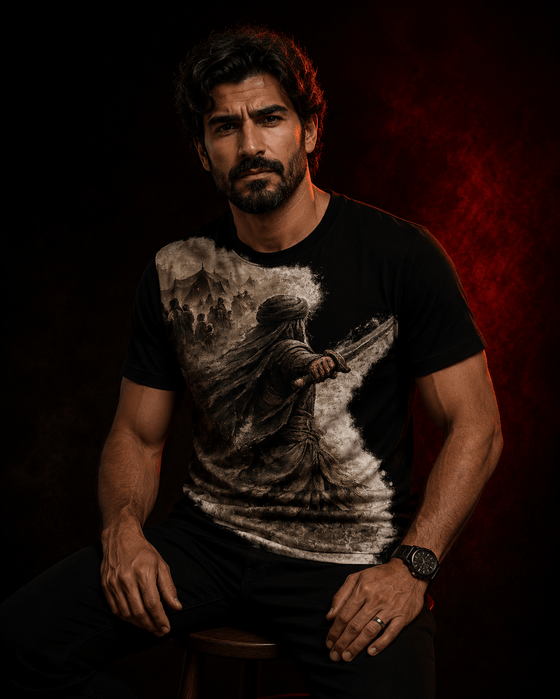 Kiaoko tshirt Muhram special 'Athar' model 9 تشيرت براند كيوكو من مجموعة محرم "أثر" - Kiaoko Store متجر كيوكو