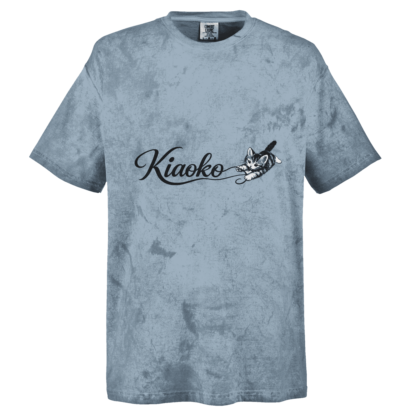 Unisex Heavyweight Tie-Dye Crewneck T-Shirt | Comfort Colors 1745 تيشيرت موحد براند كيوكو - Kiaoko Store متجر كيوكو
