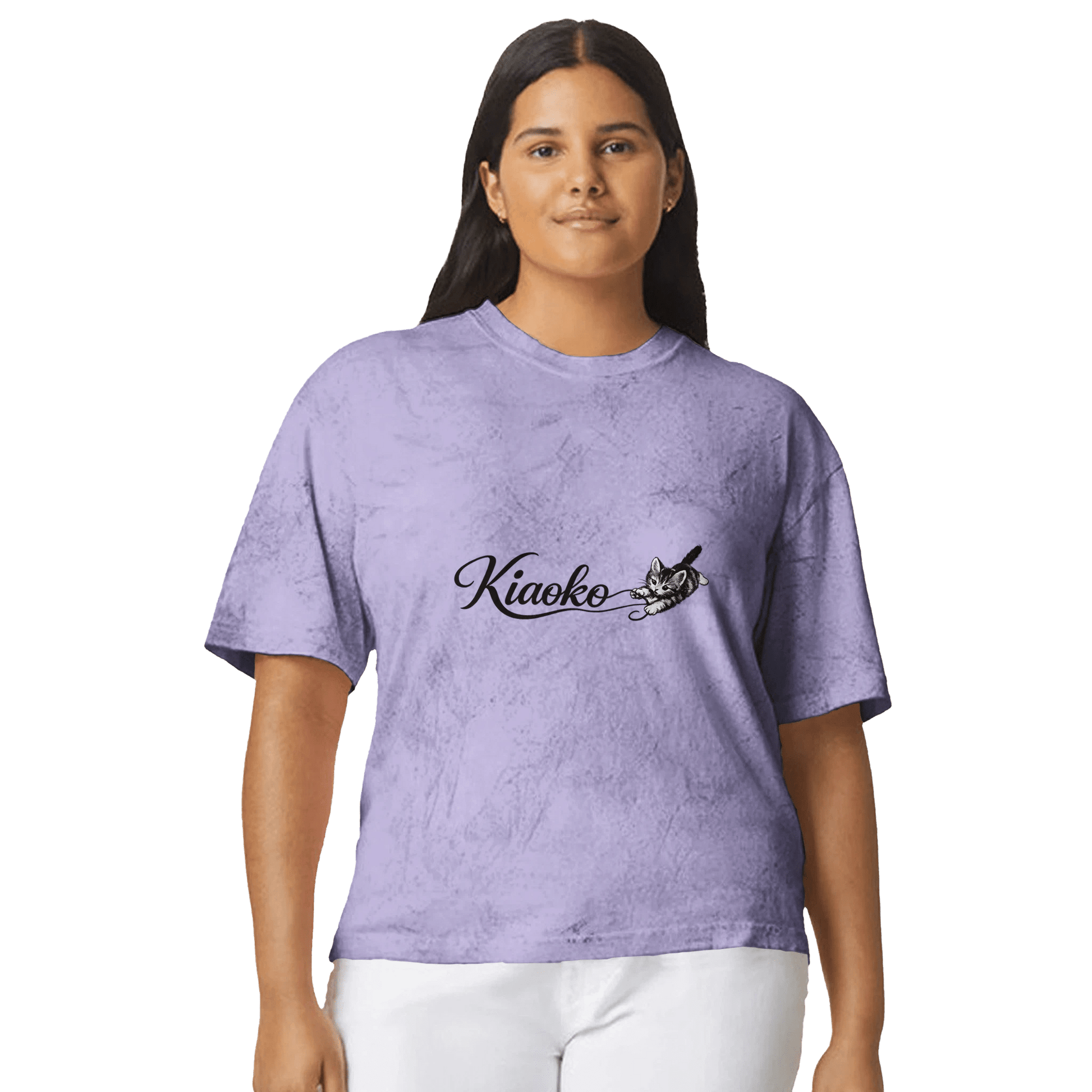 Unisex Heavyweight Tie-Dye Crewneck T-Shirt | Comfort Colors 1745 تيشيرت موحد براند كيوكو - Kiaoko Store متجر كيوكو