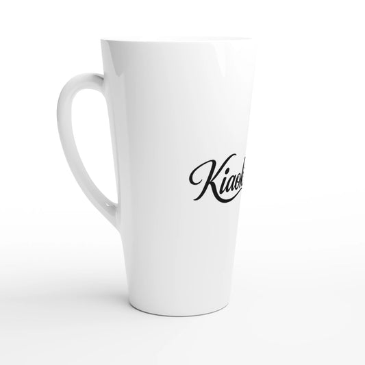 White Latte 17oz Ceramic Mug كوب لاتيه ابيض - Kiaoko Store متجر كيوكو