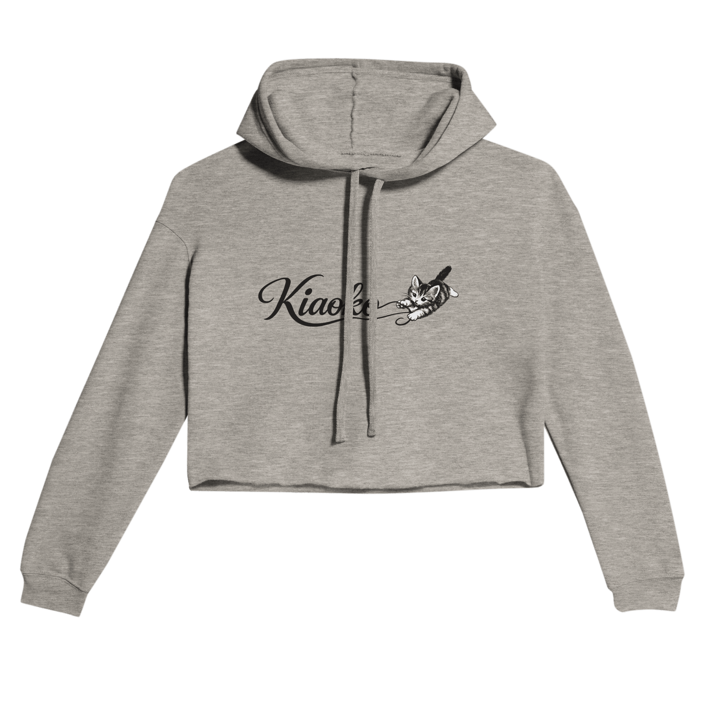 Women's Cropped Hoodie | Bella + Canvas 7502 هودي مقصوص نسائي براند كيوكو - Kiaoko Store متجر كيوكو