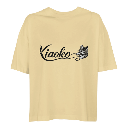 Women's Heavyweight Cropped T-Shirt | Comfort Colors 3023CL تيشيرت نسائي مقصوص راند كيووكو - Kiaoko Store متجر كيوكو